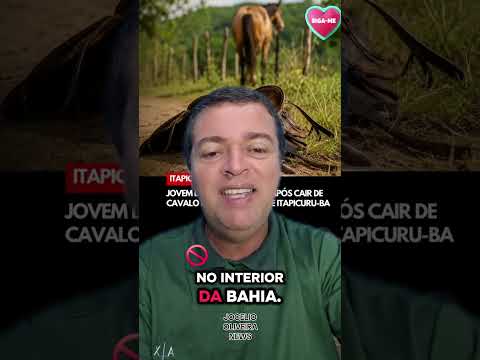 Jovem m◇rr3 após qu3d4 de cav4lo na zona rural de Itapicuru, Bahia.