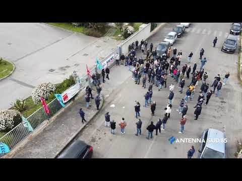 09 Marzo 2021   Mottola TA   Chiusura Albini, presidio davanti stabilimento