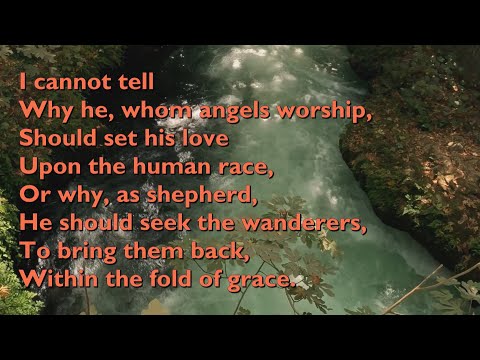I Cannot Tell Why He, Whom Angels Worship (Tune: Londonderry Air - 6vv) [lyrics for congregations]