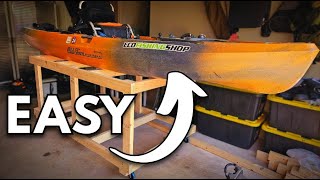 Built a Compact Kayak Rack That Actually Rolls - Here's Why