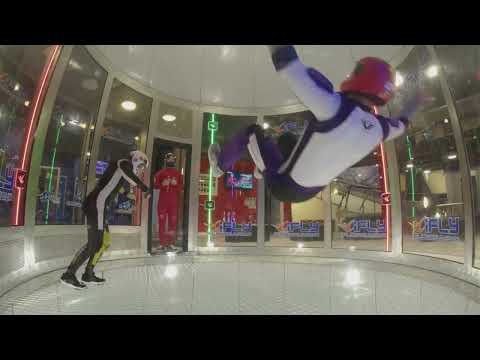 Indoor skydiving - Back Fly and Sit Fly session #2 with Tunnel Ninja!
