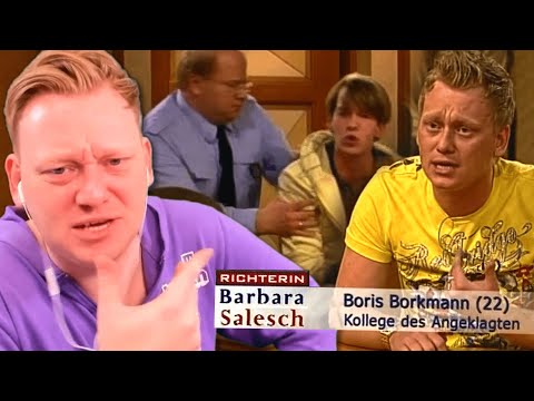 KNOSSI REACTS to herself as BORIS BORKMANN! 😂 | Barbara Salesch