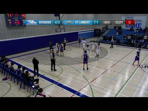 RSEQ D1 Basketball masculin 🏀 Outaouais @ Ch.-St-Lambert [2026-01-23]