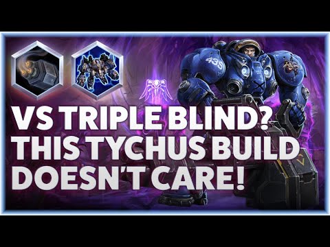 Tychus Odin - VS TRIPLE BLIND? THIS TYCHUS BUILD DOESN'T CARE! -  Grandmaster Storm League