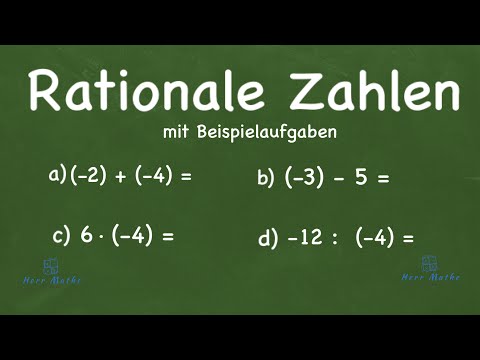 Rational Numbers - Calculating with Rational Numbers - With Examples
