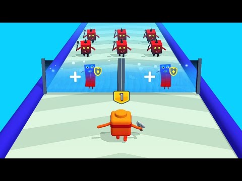 Merge NumberBlock Run 3D Big Update - Merge Battles Number Cube Game Part 12