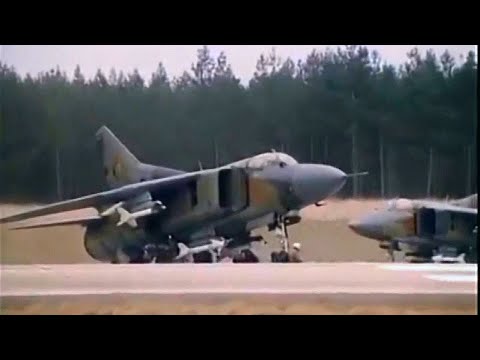MiG-23を運用している国(赤色)または運用している国(濃い赤色)