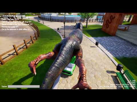ZooKeeper Simulator Jurassic Gameplay (PC Game)