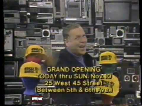 1985 Crazy Eddie "Manhattan Grand Opening Sale" TV Commercial
