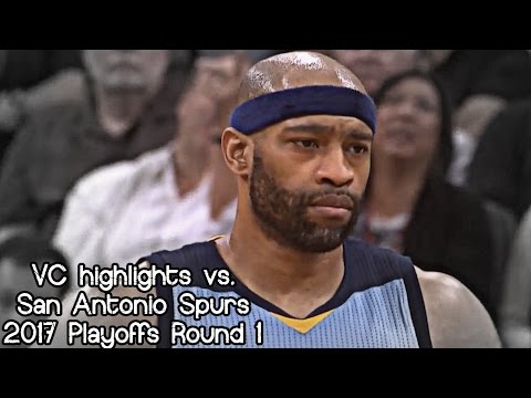 Vince Carter 12 points @ Spurs (2017 NBA Playoffs R1G2) - 17.04.2017