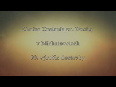 Špacirki po varošu - Chrám Zoslania sv. Ducha v Michalovciach (90. výročie dostavby