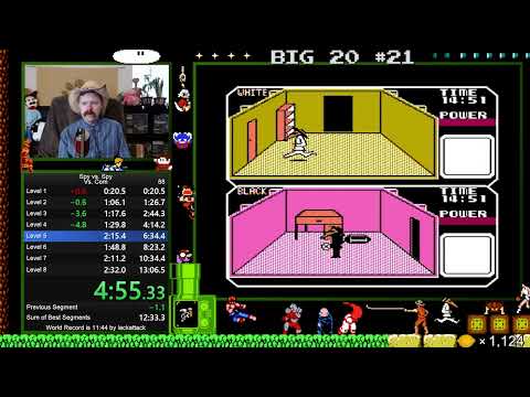 Spy vs Spy (NES) speedrun in 12:27 by Arcus