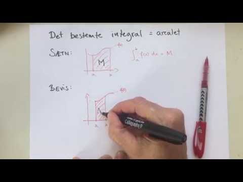Areal og integral - det sidste trin