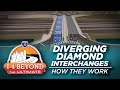How a Diverging Diamond Interchange Works