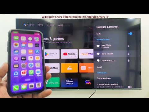 How to Connect & Use iPhone Internet to Any Smart TV (Wireless)