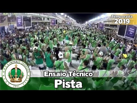 Império Serrano 2019 - Bateria no ensaio técnico (Pista) - Apoteose ao vivo - #ET19
