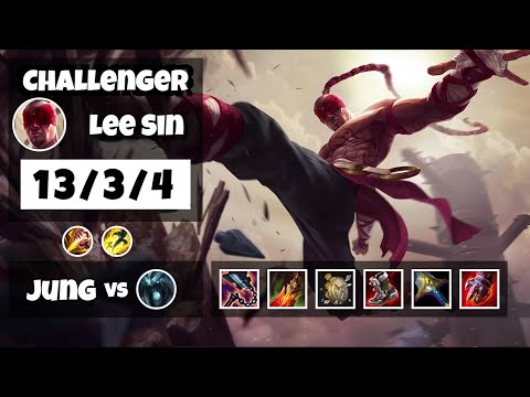 Lee Sin vs Karthus NA Challenger JUNGLE (13/3/4) - v11.14