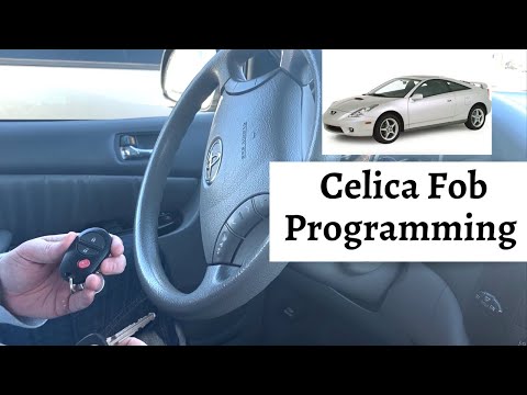 How To Program A Toyota Celica Remote Key Fob 2000 - 2005 DIY Tutorial