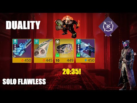 Solo Flawless Duality Dungeon - Warlock - 1 Phase Both Bosses - Destiny 2 Edge of Fate