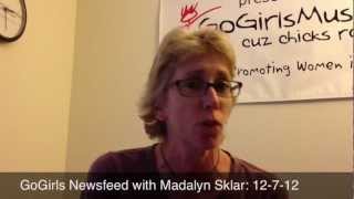 GoGirls Newsfeed with Madalyn Sklar: 12-7-12