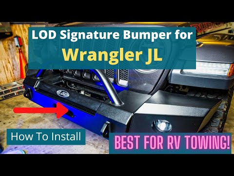 Installing the LOD Signature Jeep Bumper on a Jeep Wrangler JL