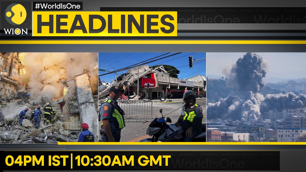Philippines Quake: Death Toll Climbs To 40 | Israel BOMBS Lebanon's Tyre | WION Headlines