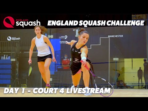 AJ Bell England Squash Challenge - Court 4 - Day 1