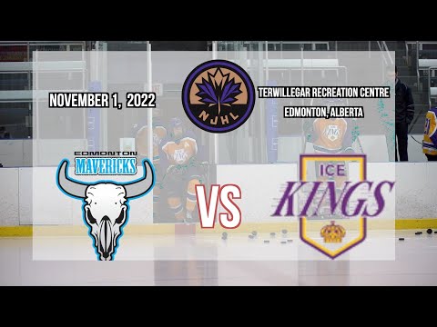 Edmonton Mavericks vs SWZ Ice Kings | NJHL | November 1, 2022