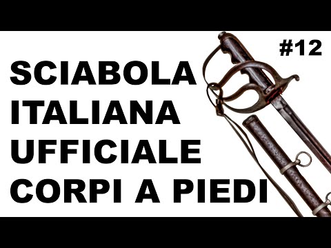 Sciabola italiana di Ufficiale dei Corpi a piedi
