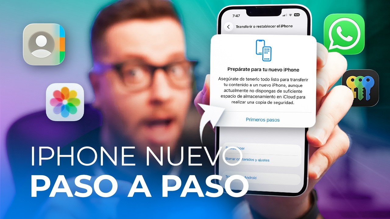 Cómo PASAR DATOS de tu iPhone antiguo al nuevo SIN PERDER NADA (Guía 2026)