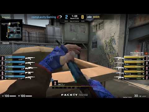 CS:GO POV MIBR fer (22/8) vs compLexity | de_train @FACEIT Major 2018