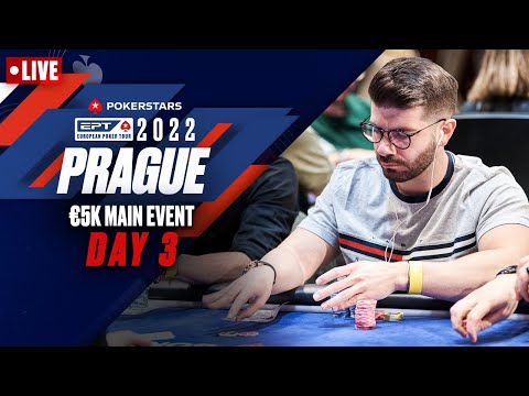 EPT PRAGUE 2022: €5K MAIN EVENT – DAY 3 - part 2 | LIVE ♠️ PokerStars
