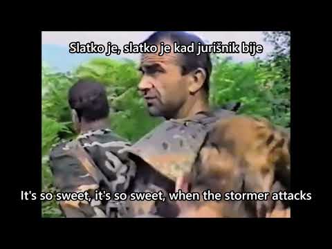 Slatko je Kad Jurišnik Bije (Okus Meda) - Bosnian war song