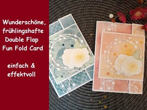 Wunderschöne Double Flap Fun Fold Card - besondere Kartenform - Faszinierend floral - Stampin' Up!®