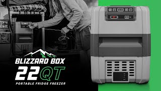 Portable Electric Blizzard Box Cooler, 22-quart / 21 liter Capacity, USB Charging - video thumbnail 2