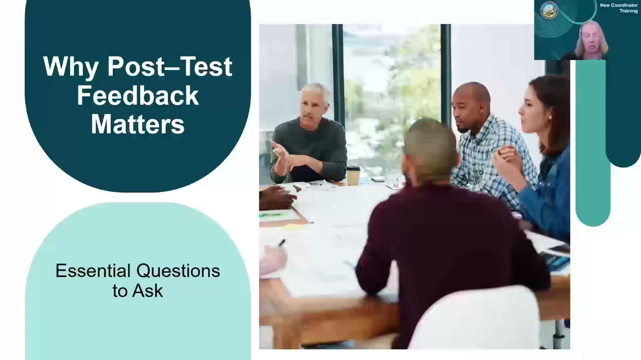 New Coordinator Training Webinar #11: Gathering Feedback and Preparing for Scores