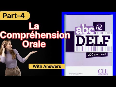 ABC  DELF A2 |  FRENCH LISTENING PRACTICE FOR BEGINNERS A2  [Part-4]