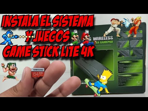 Cómo instalar sistema y juegos en Game Stick Lite 4K