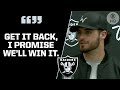 Raiders QB Derek Carr on his 28th career game-winning drive | CBS Sports HQ