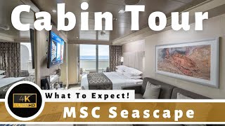 MSC Seascape Balcony Room Tour - Cabin/stateroom Review