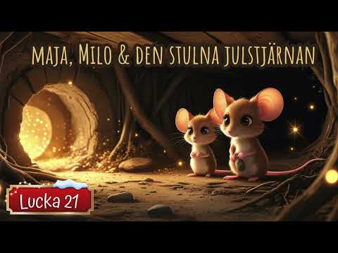🎄Lucka 21 - 🐭 Milo, Maja & den Stulna Julstjärnan 🌟  | Magisk Julkalender för Barn