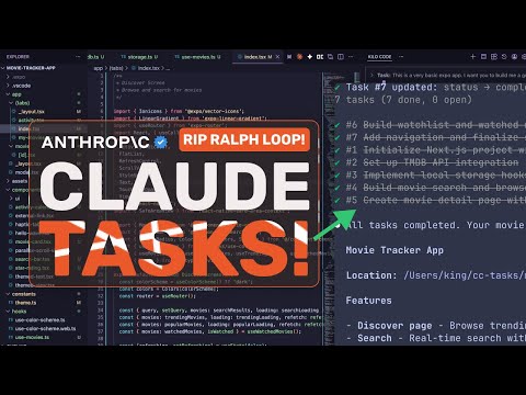 Claude Code TASKS (New Upgrade): RIP Ralph Loops! Anthropic UPGRADED Claude Code with this FEATURE!