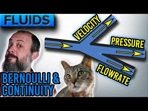 Branching Pipe Flow - Bernoulli Equation and Continuity Equation Example Problem