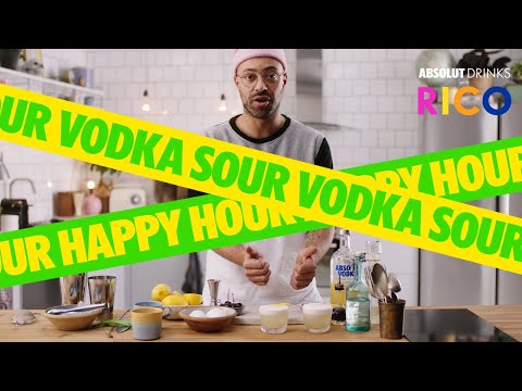 Rico’s PERFECT Vodka Sour Recipe | Absolut Drinks