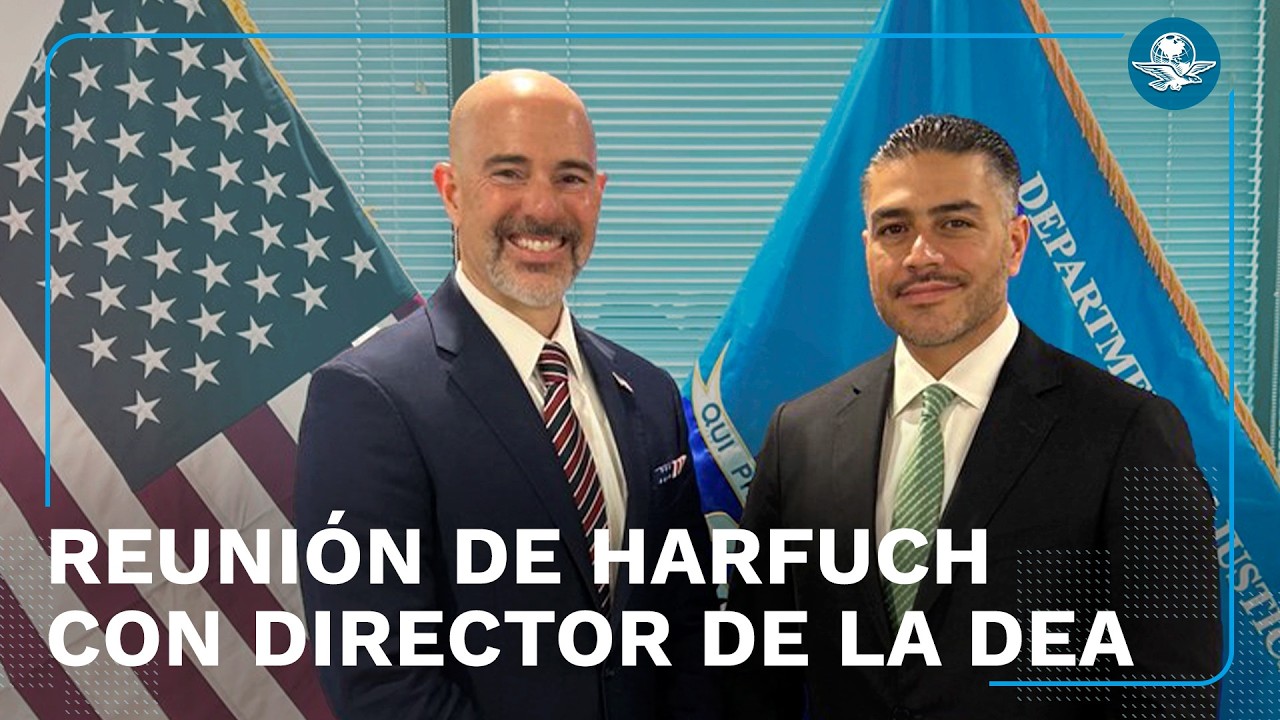 Harfuch se reúne en Washington D C  con director de la DEA