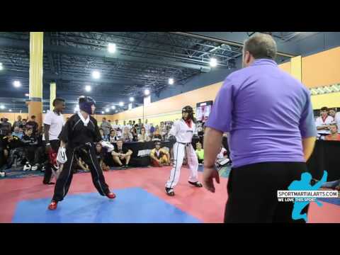 Melanie Ortiz vs Ashley Firouzi - Women's Team Sparring Rd 2 - US Open 2016