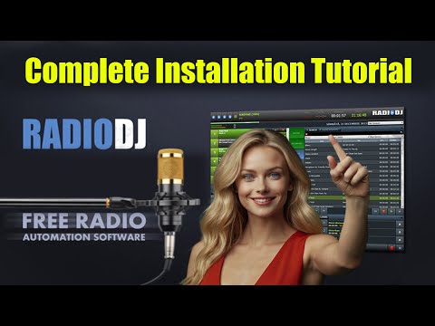 Free RADIO AUTOMATION software How to get and install Radio DJ For Radio stations Tutorial RadioDJ