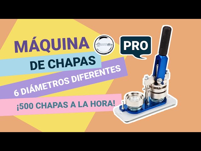 Vídeo relacionado con Uvimark - 500 Consumibles completos de chapas para hacer de 38 mm, recambios de chapas con aguja montada y plástico protector SÓLO máquinas B150, F300, B500 y B700. (Comprobar Compatibilidad)