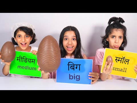 Big vs Medium vs Small Food Challenge