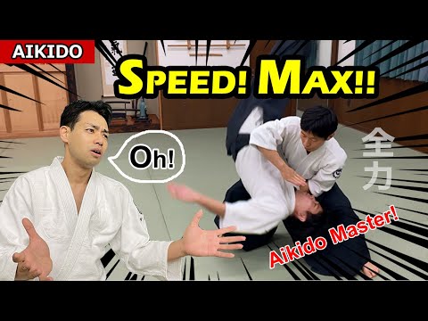 Amazing! Aikido Master's incredible speed throwing technique